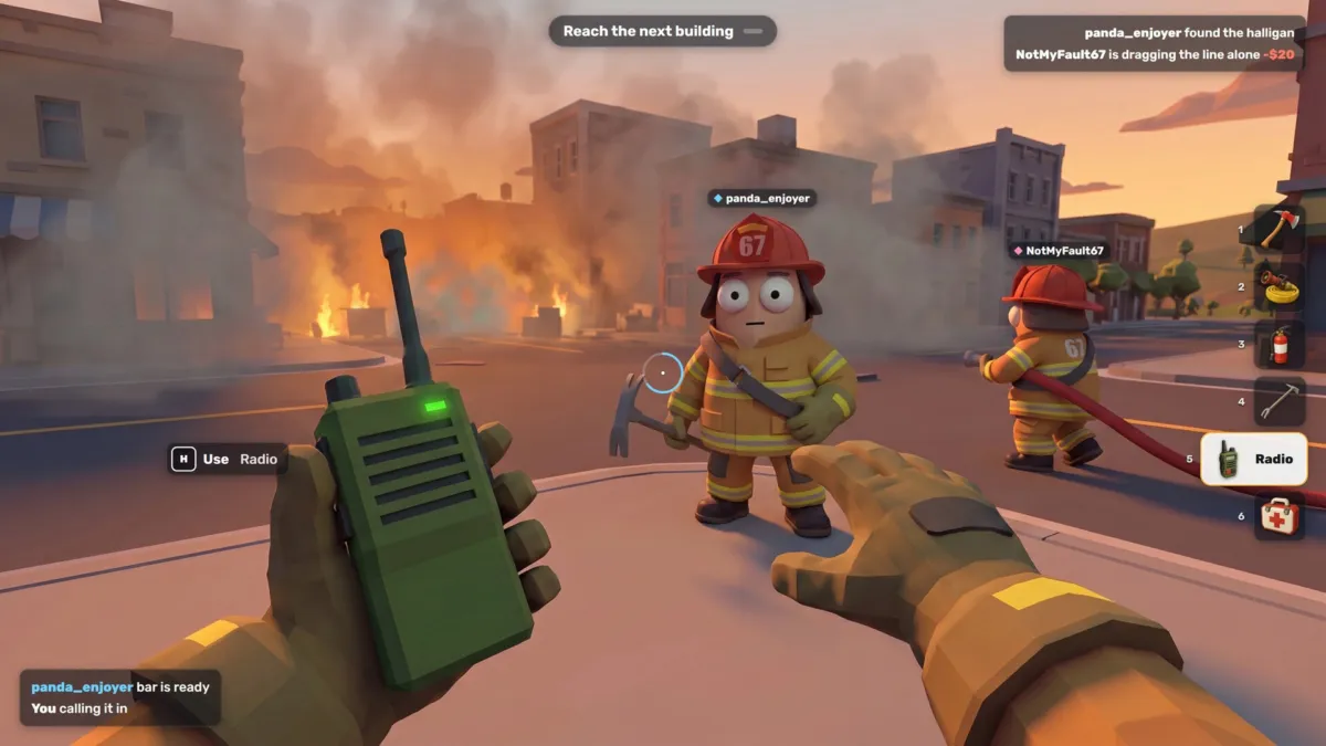 Flame and Blame Co-op Firefighter Sim Confirmed for PC 2027