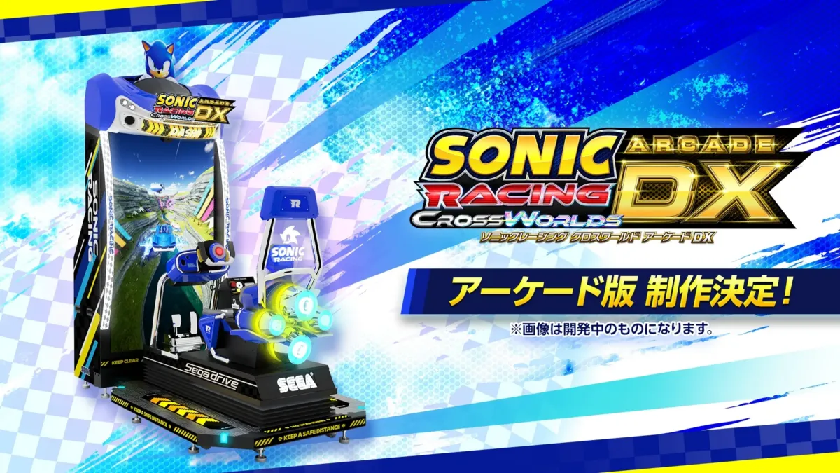 SEGA Confirms Sonic Racing: CrossWorlds Arcade for Japanese Game Centers
