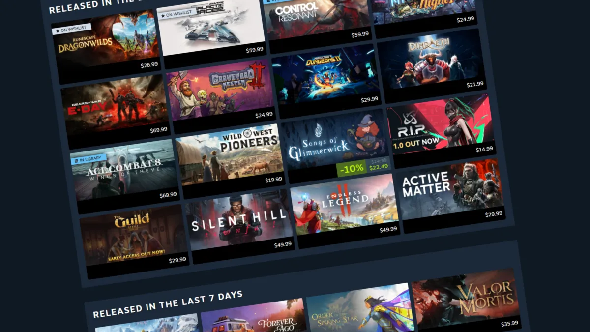 Steam Personal Calendar Leaves Steam Labs on October 23